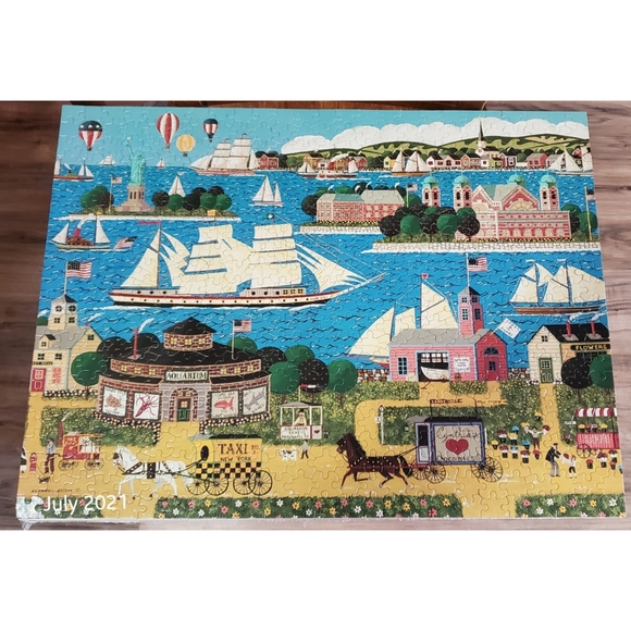 Anthony K. "Harbor of Hope" 550pc Jigsaw Puzzle - Picture 2 of 3